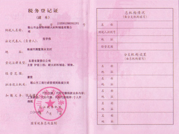 稅務(wù)登記證1